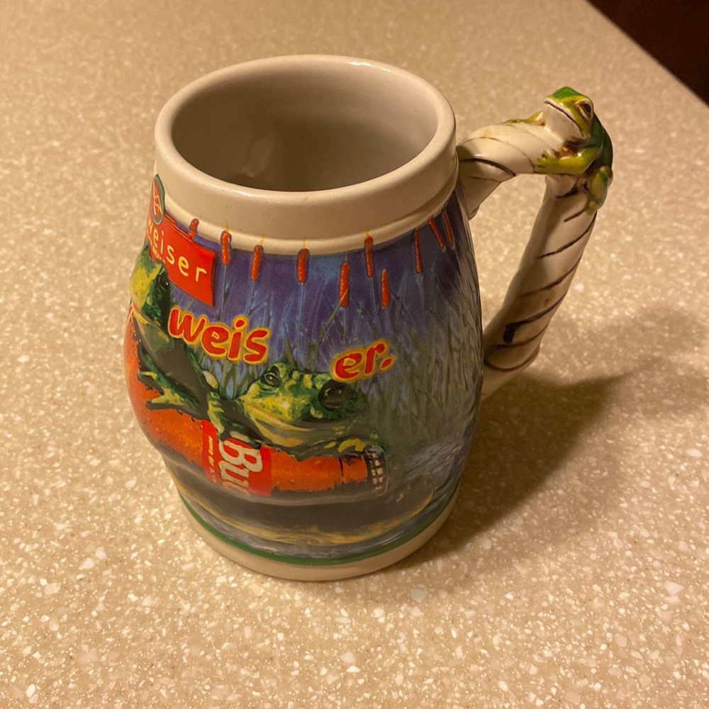 Budweiser Frog Stein